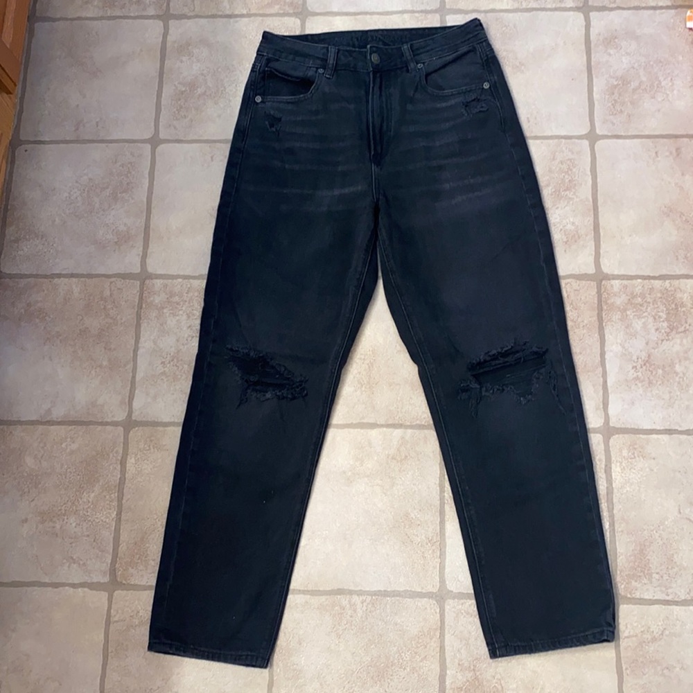 American eagle mom straight jeans